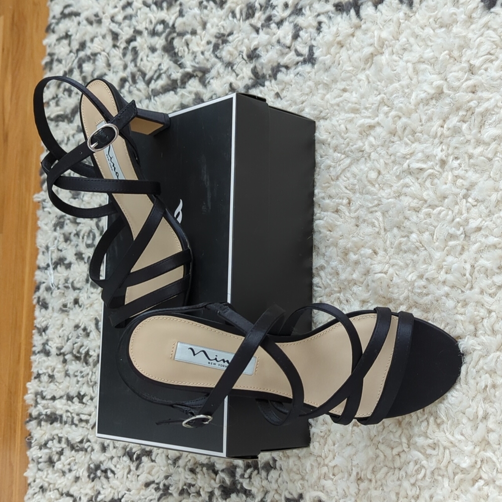 NWB Nina Genaya evening dress sandals - Picture 5 of 9